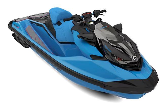 Manufacturer Provided Image: 2026 Sea-Doo RXP-X 325 jet ski in vibrant blue and black design.