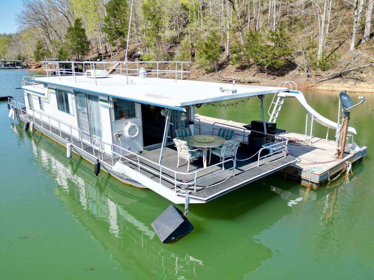 1977 Sumerset 14 x 58 Aluminum Hull Houseboat with Catwalks - Image 4