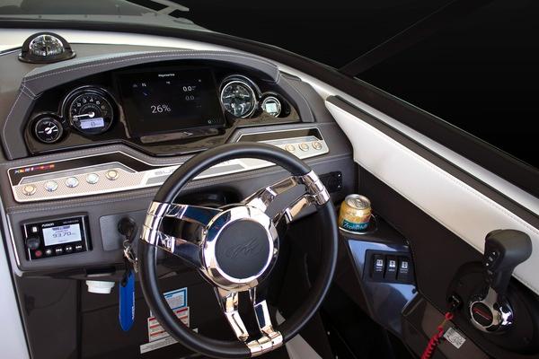 Manufacturer Provided Image: 2024 Monterey 275SS Super Sport dashboard with steering wheel and control panel.