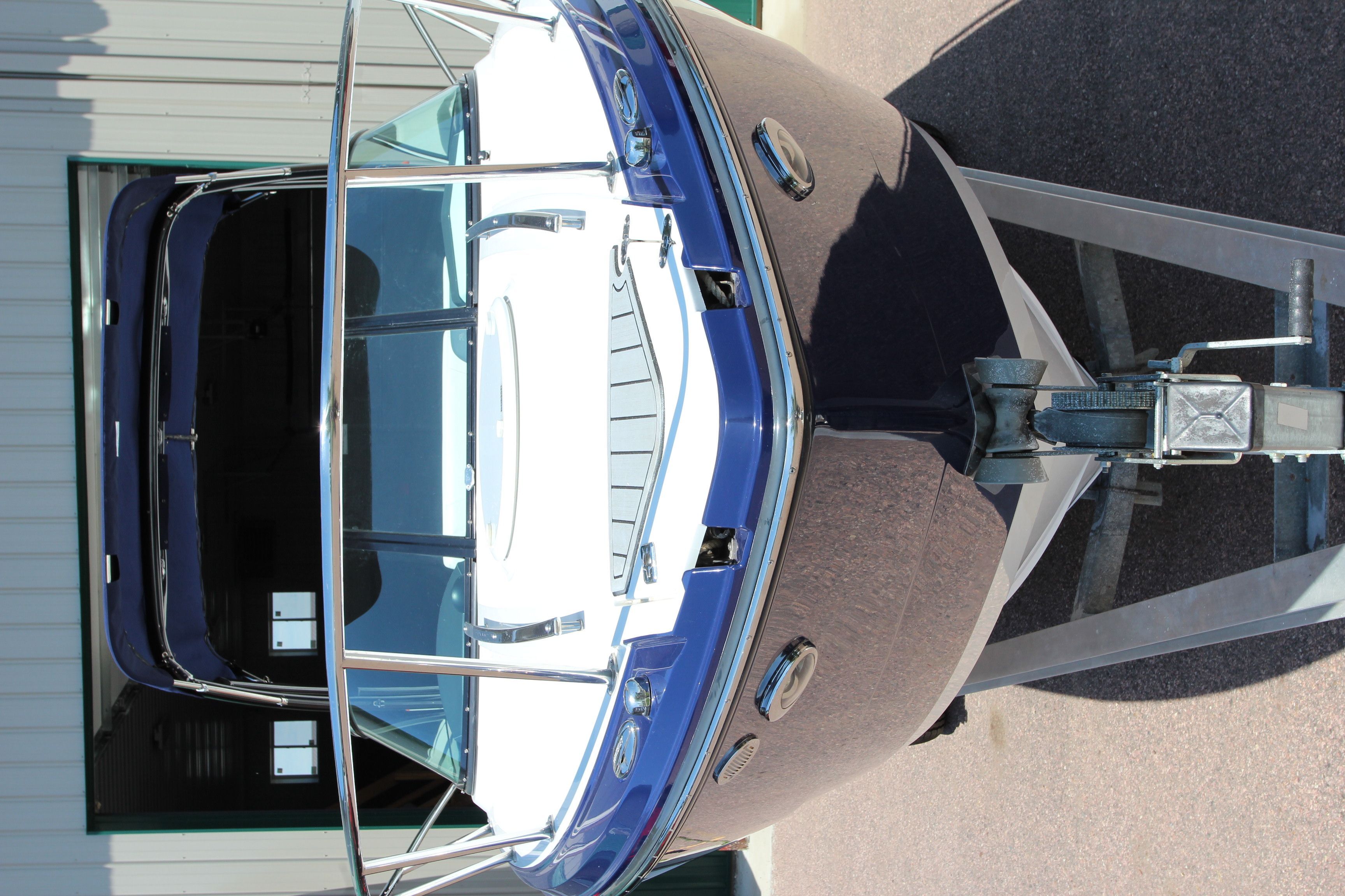 2015 Monterey 268SSC boat on a trailer.