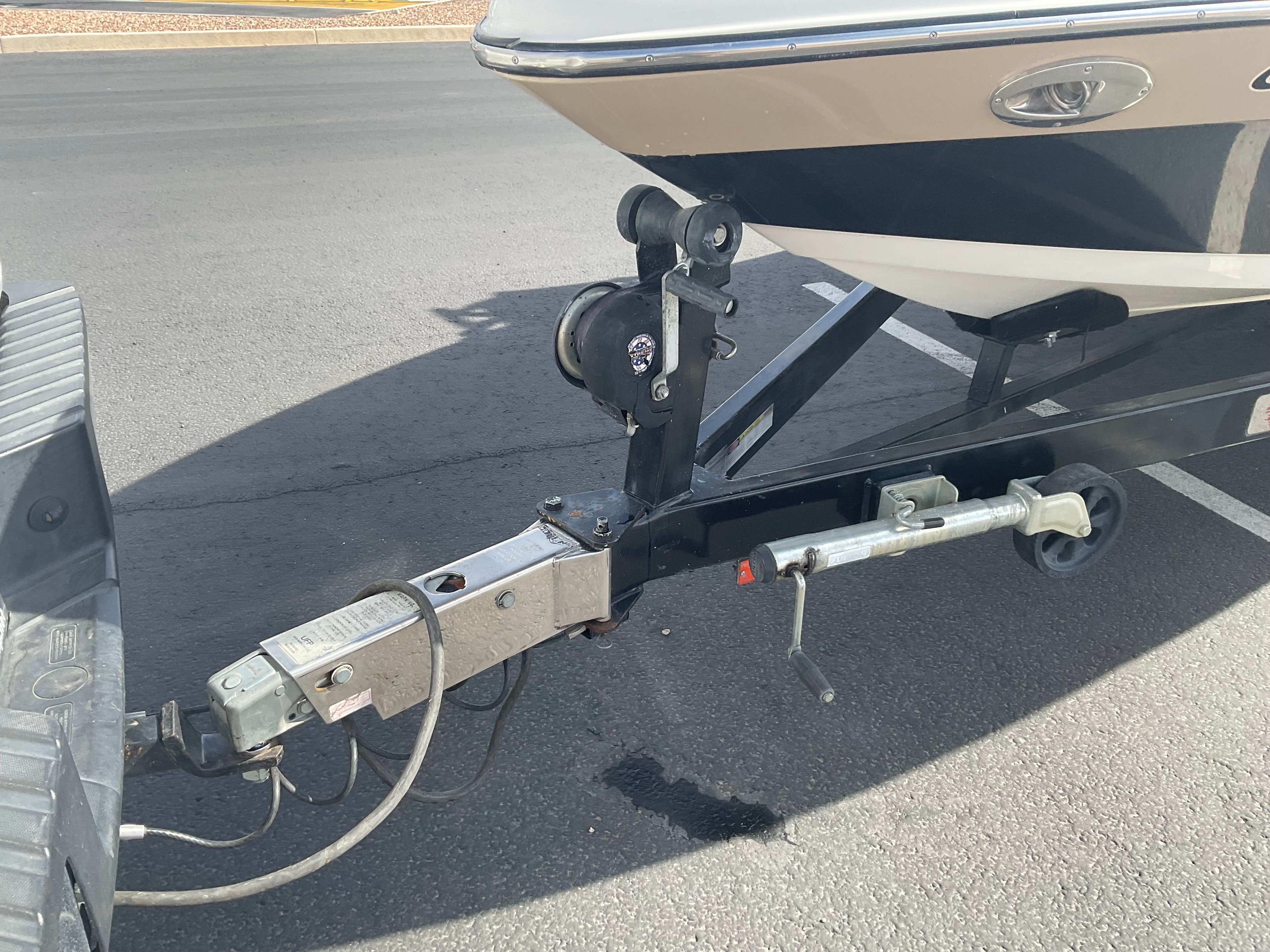 2003 Malibu Wakesetter 23 LSV on a trailer.