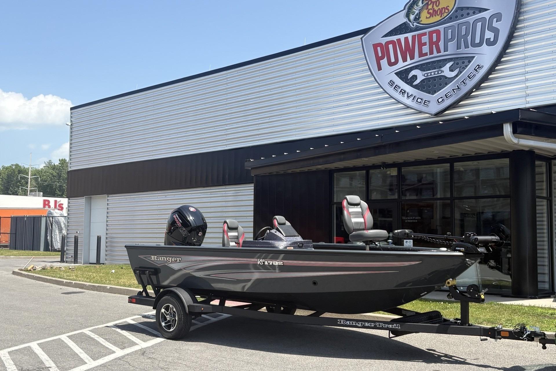 2026 Ranger VS1782SC Angler boat at Power Pros Service Center.
