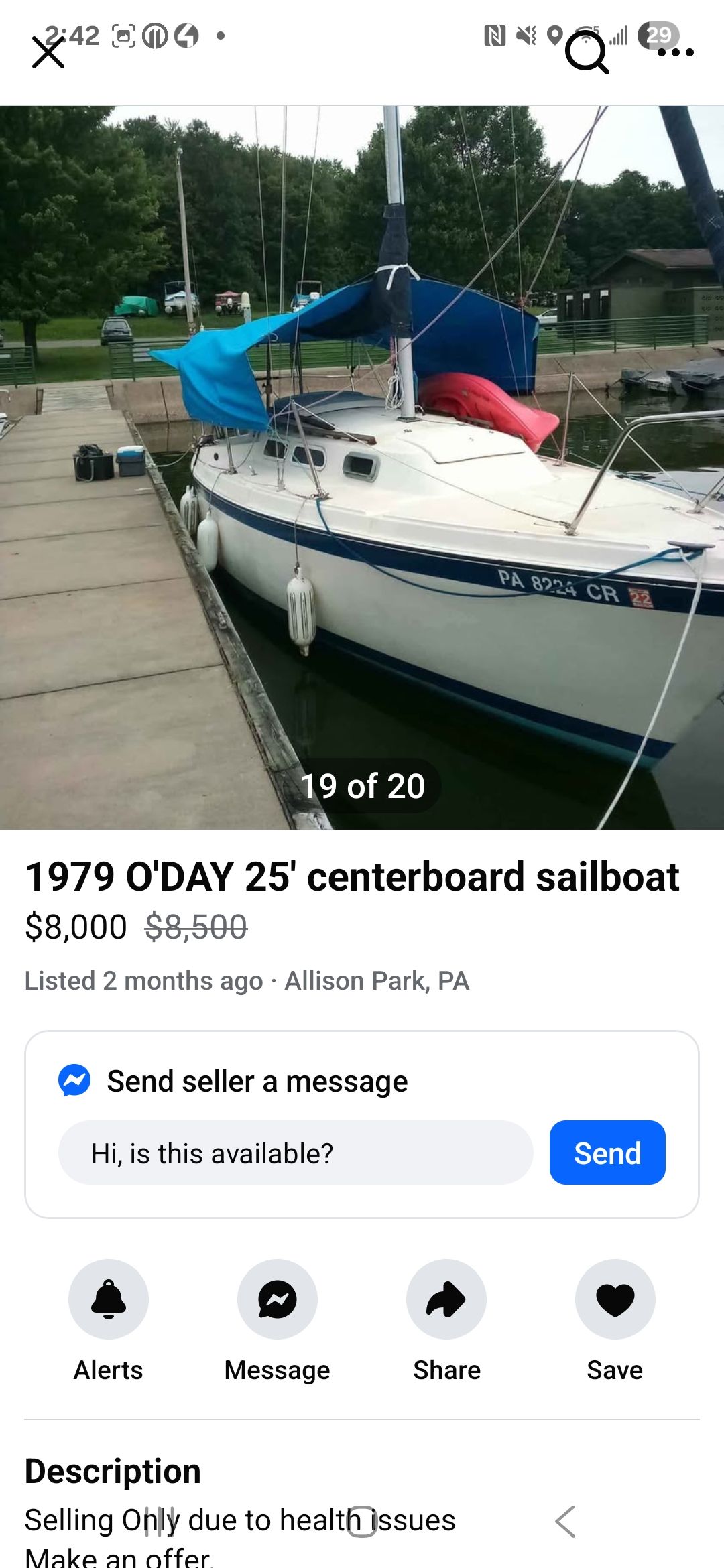 1979 O'Day Sloop - 2