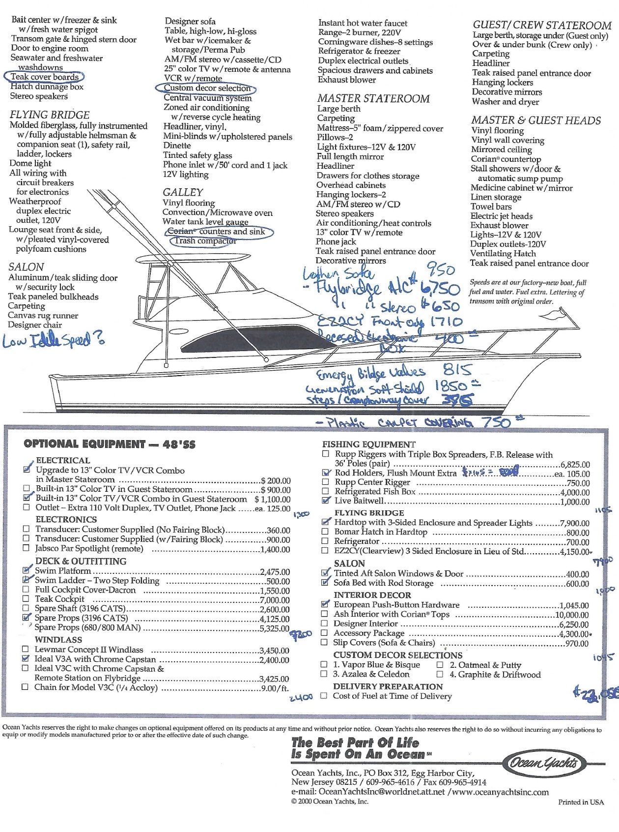 2002 Ocean Yachts 48 Super Sport - 50