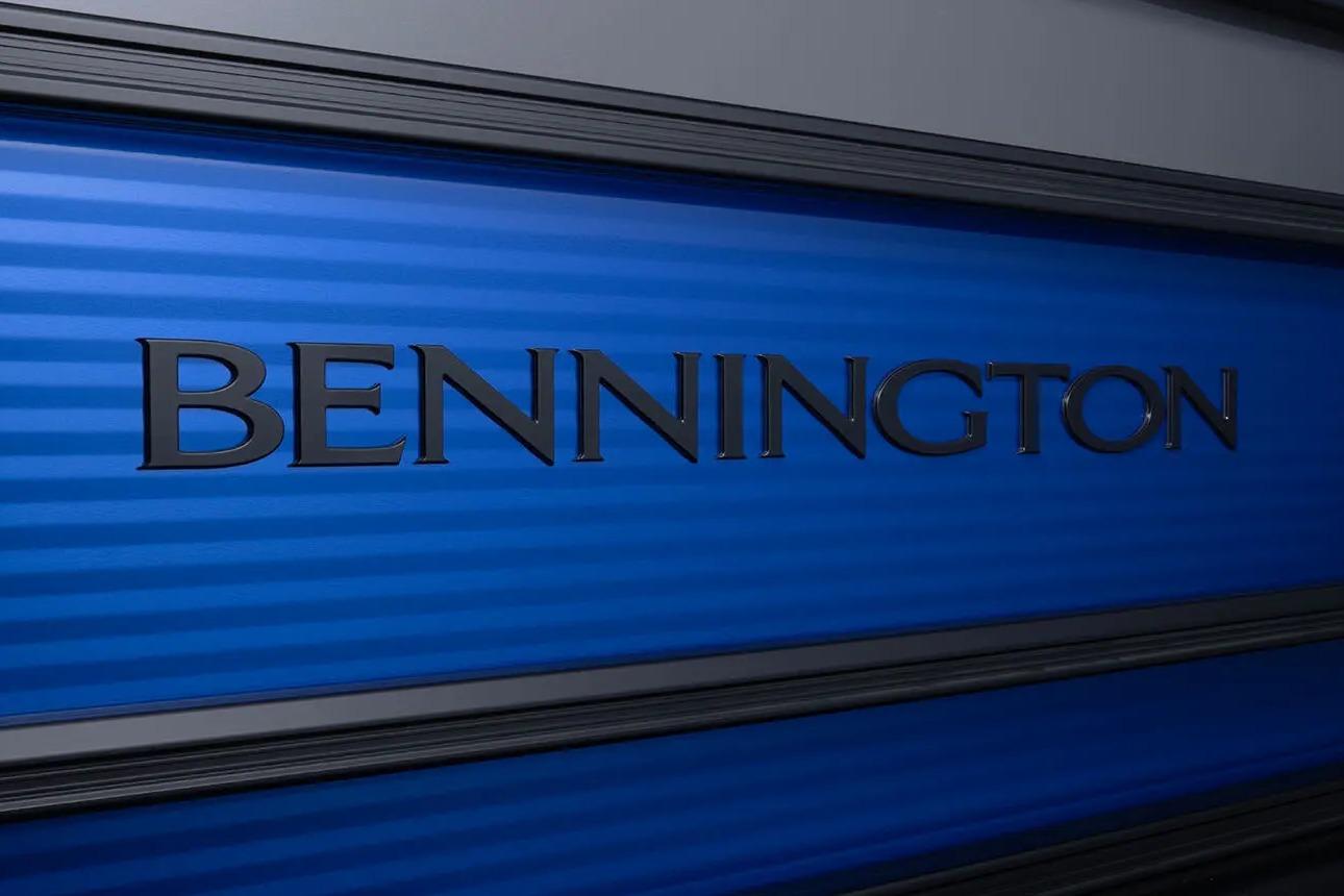 Bennington S 20 SSR 2026 logo on blue textured background.