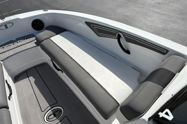 2024 Tahoe T21 boat interior with sleek seating and modern design.