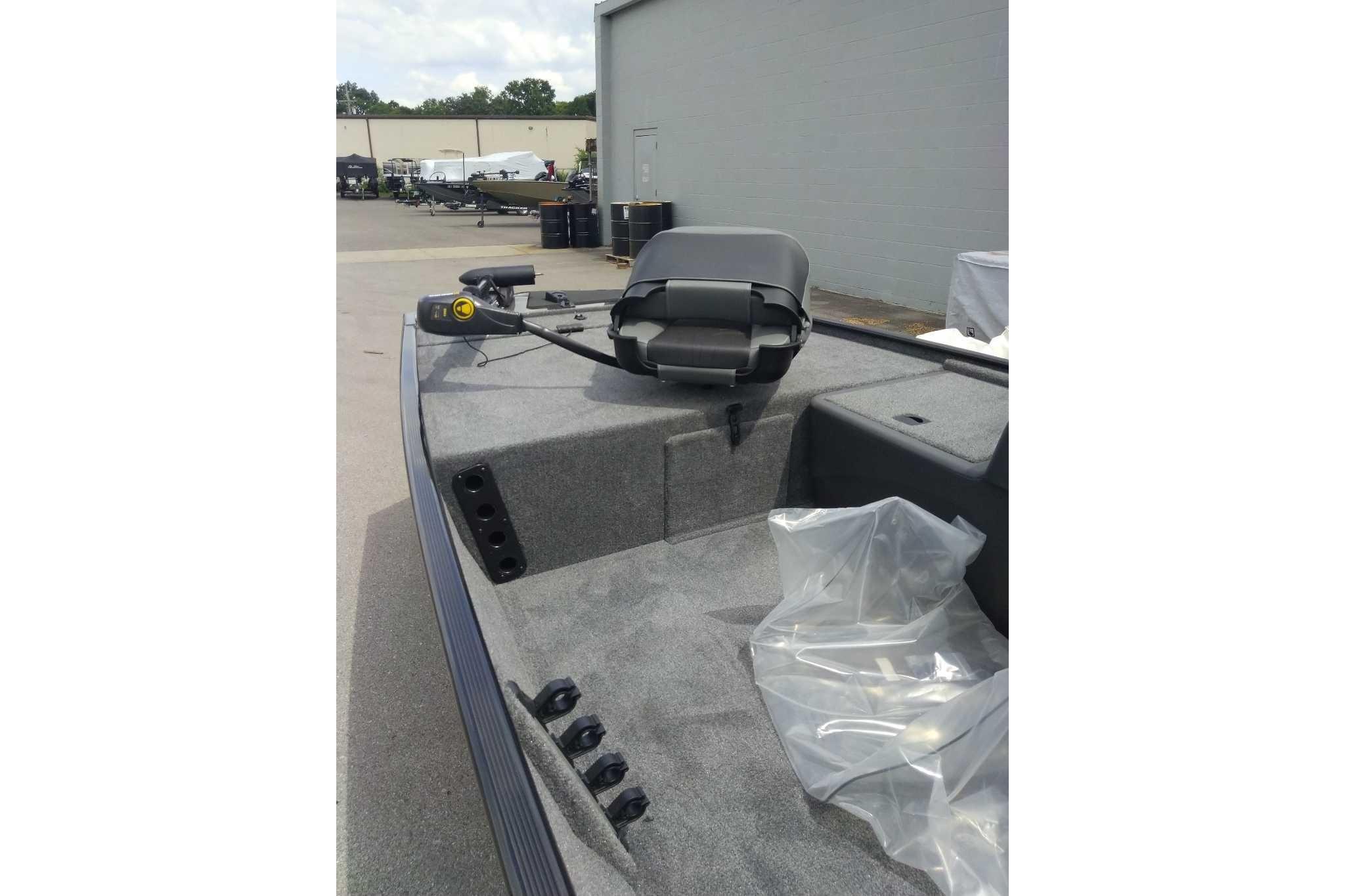 2026 Tracker Bass Tracker Classic XL boat interior with seating and equipment.