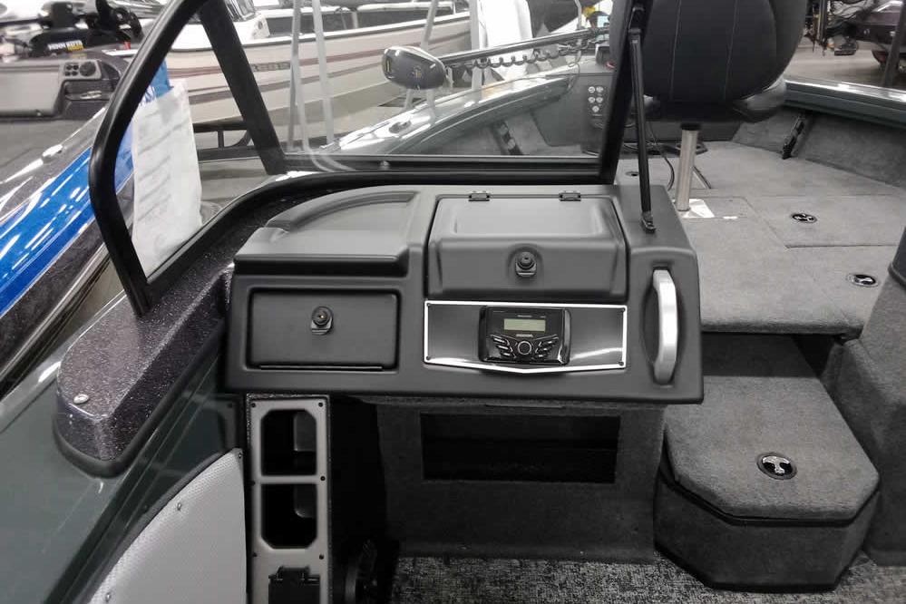 2026 Ranger VX1888 WT boat interior with dashboard and seating area.