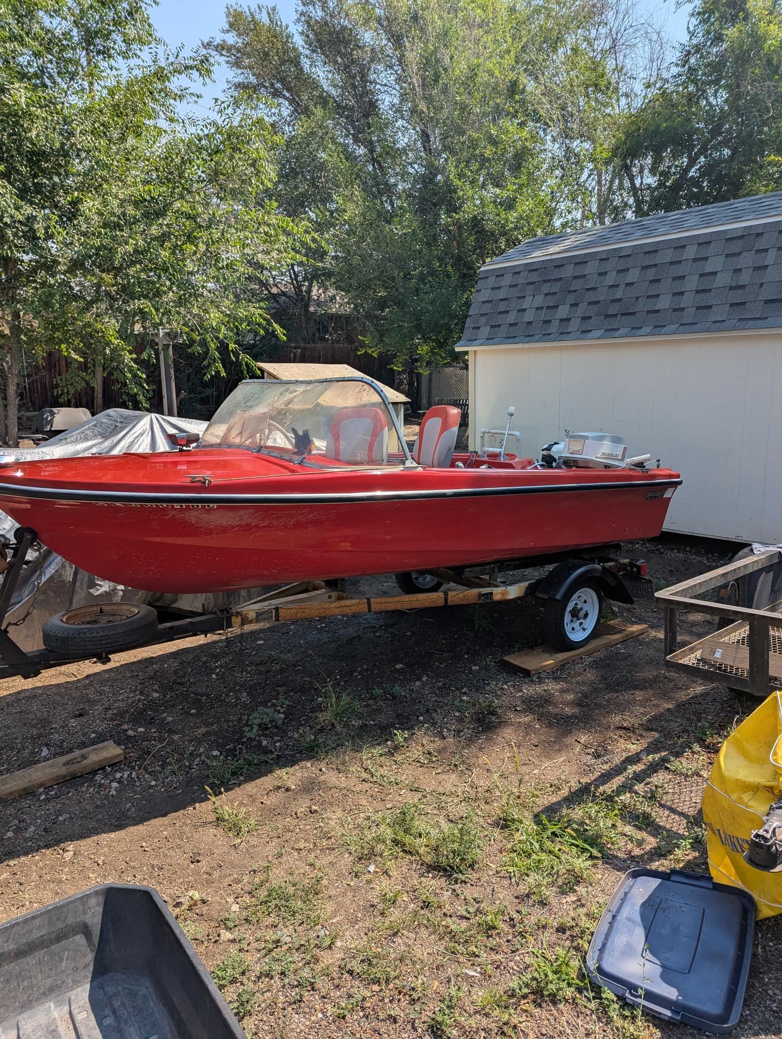 1972 Custom 14' Swiss Craft runabout