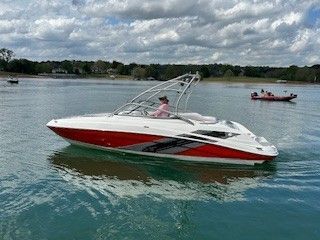 2008 Yamaha AR230 boat on calm water.