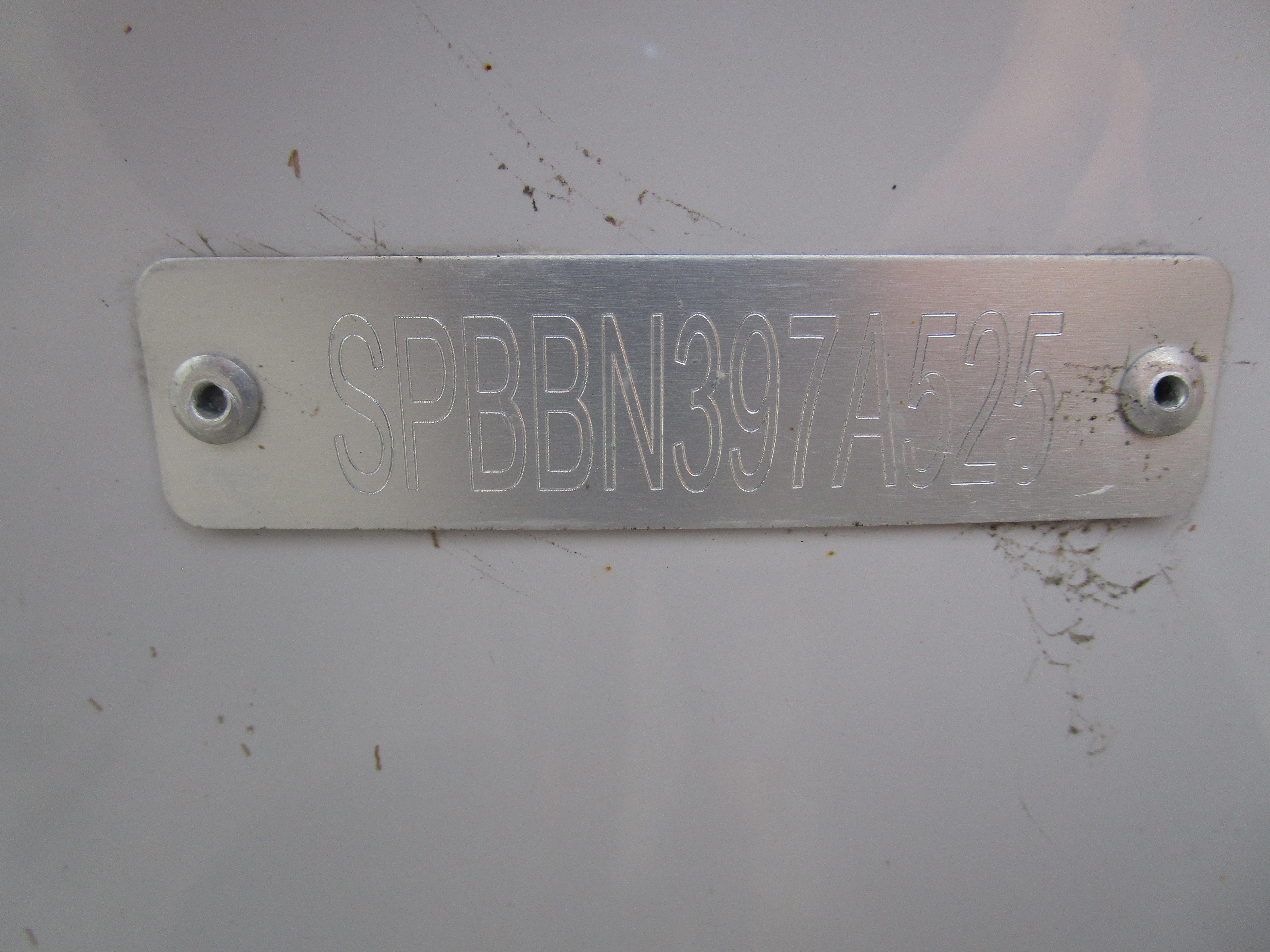 Hull identification number on a 2025 Sea Pro 230 DLX BAY boat.