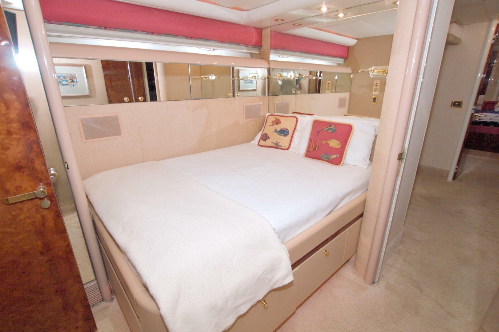 1998 Lazzara Yachts 76 Skylounge Grand Salon - Image 41