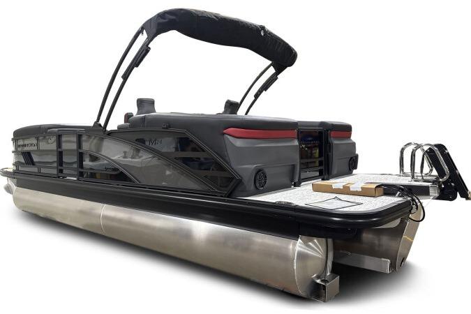 2026 Bennington 24 MFBSF pontoon boat with sleek design and modern features.