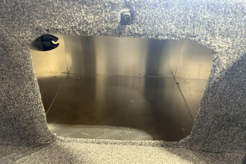 Interior storage compartment of 2026 Tracker Bass Tracker Classic XL boat.