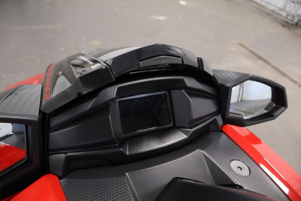 2026 Yamaha WaveRunner VX Deluxe dashboard with mirrors and display screen.