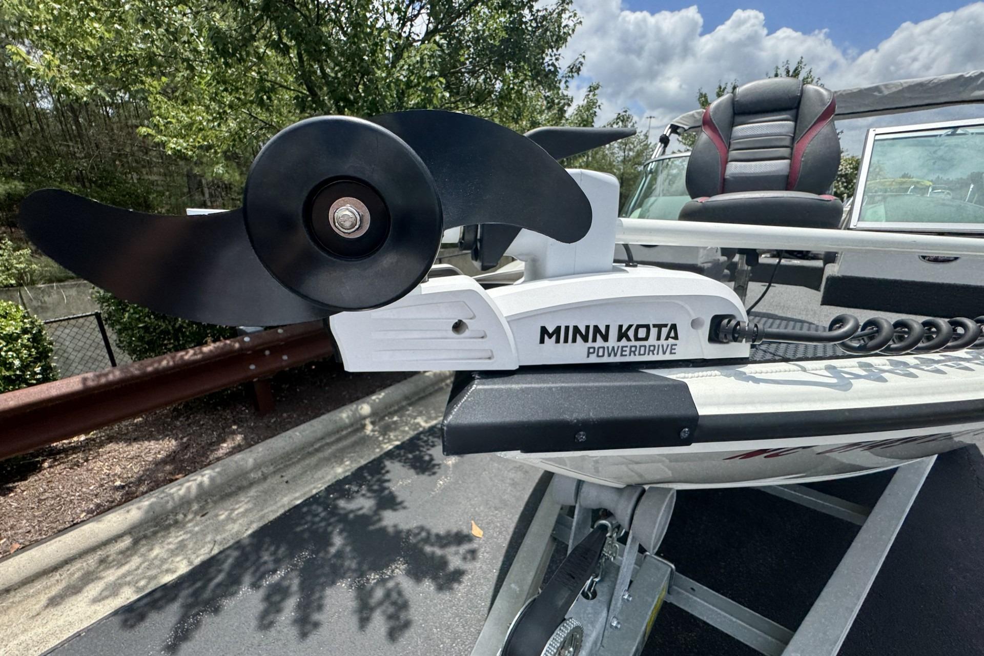 2020 Ranger VS1682 WT boat with Minn Kota PowerDrive trolling motor.