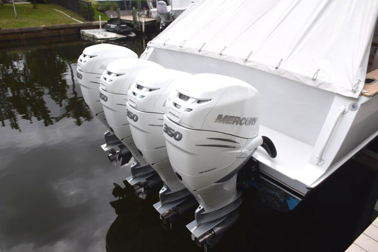 Transom with Cockpit fly cover
