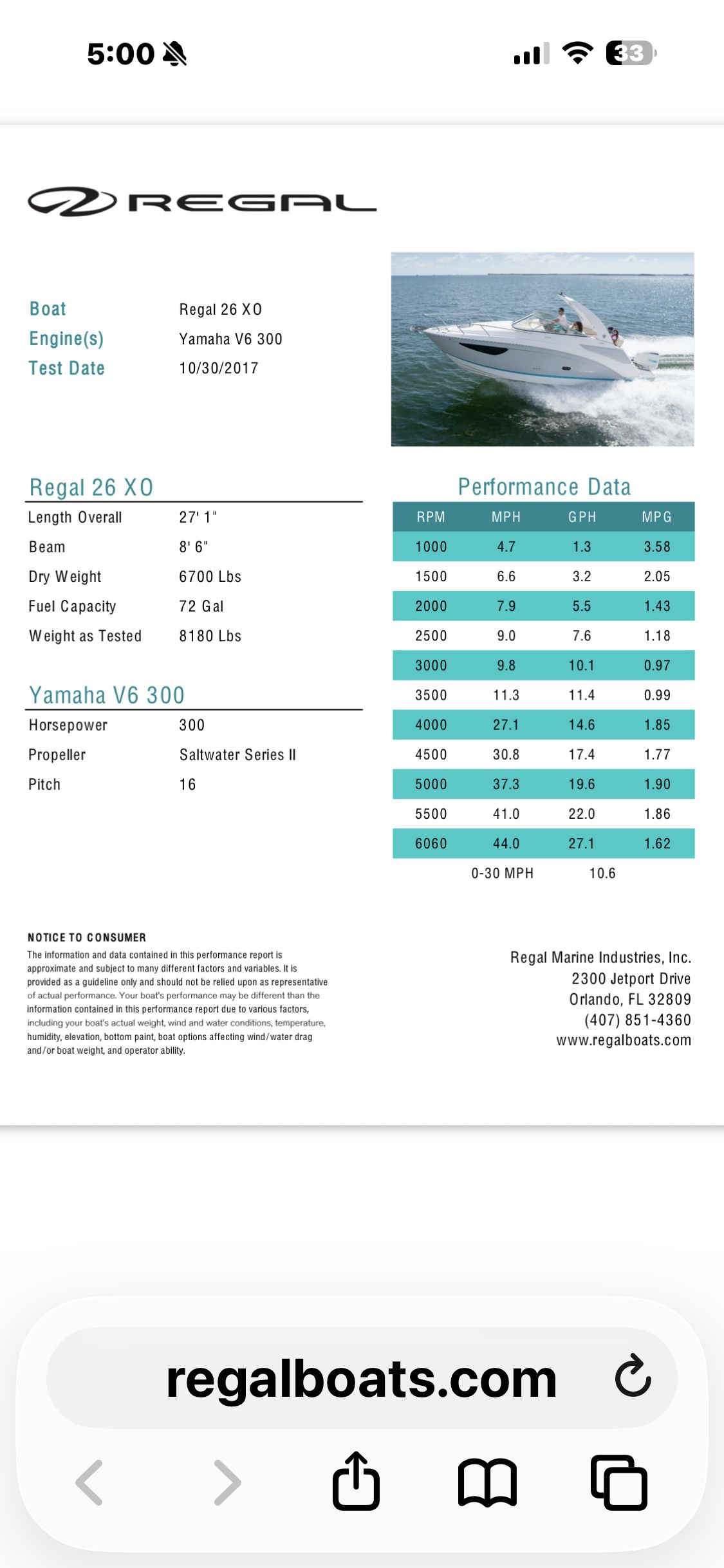 2020 Regal 26 XO - 12