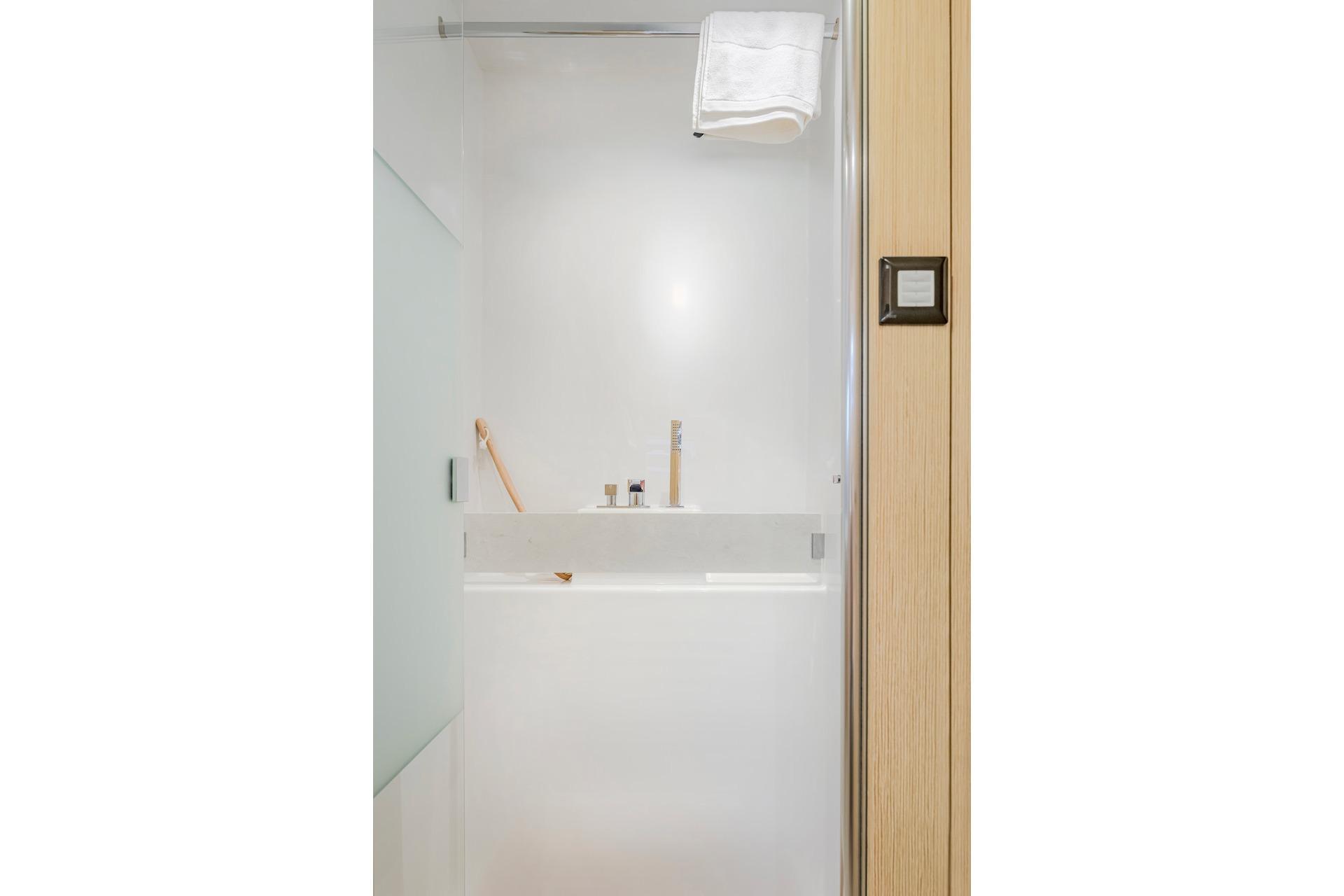 Modern shower in Privilege Signature 510, year 2025.