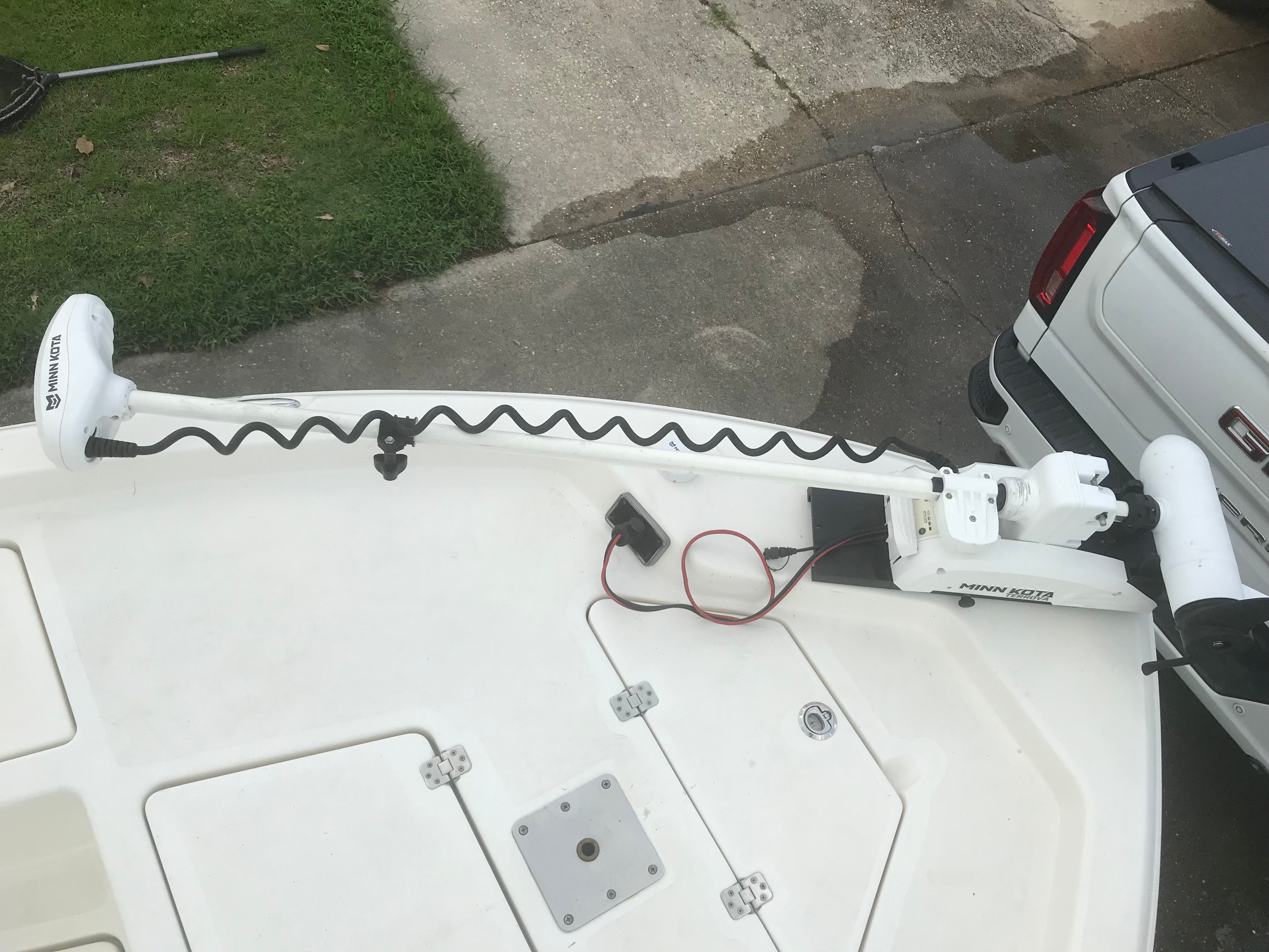 2020 NauticStar 215 XTS with Minn Kota trolling motor.