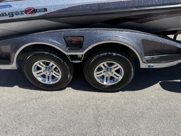 2025 Ranger Z519R Cup-Equipped boat trailer with dual wheels on pavement.