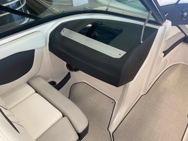 Interior of 2023 Regal 2000 ES Bowrider with seating area.