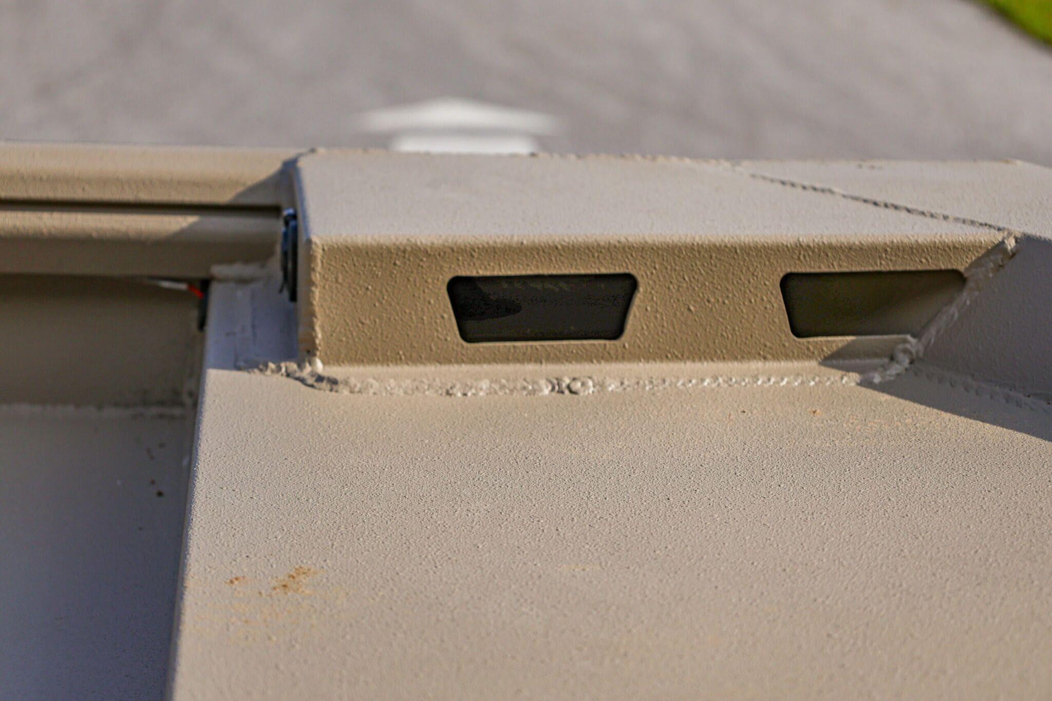 Close-up of 2026 Excel Switchblade vehicle exterior detail.