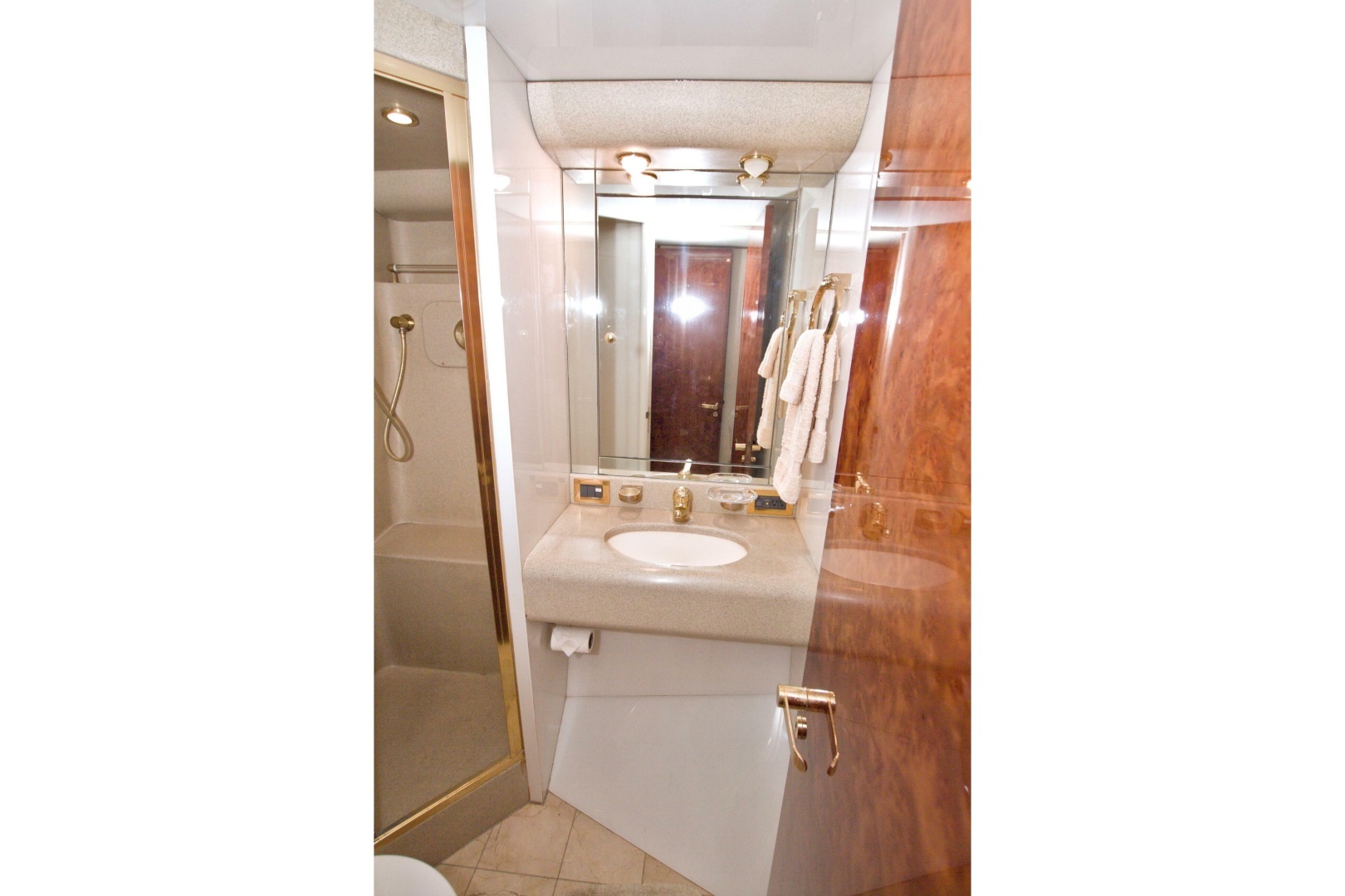 1998 Lazzara Yachts 76 Skylounge Grand Salon - Image 91