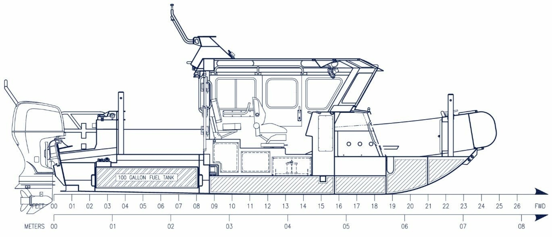 2006 SAFE Boats 25 Defender - Image 33