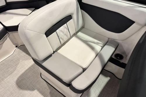 2026 Regal 21 OBX boat interior with plush seating and modern design.