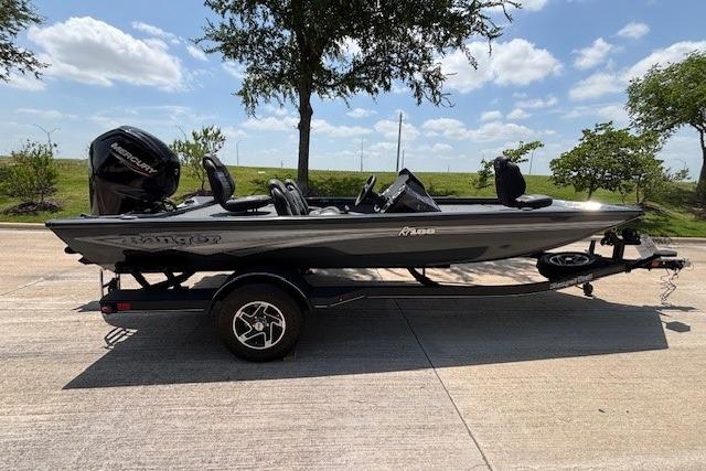 2026 Ranger RT188 boat on trailer, parked outdoors under a clear sky.