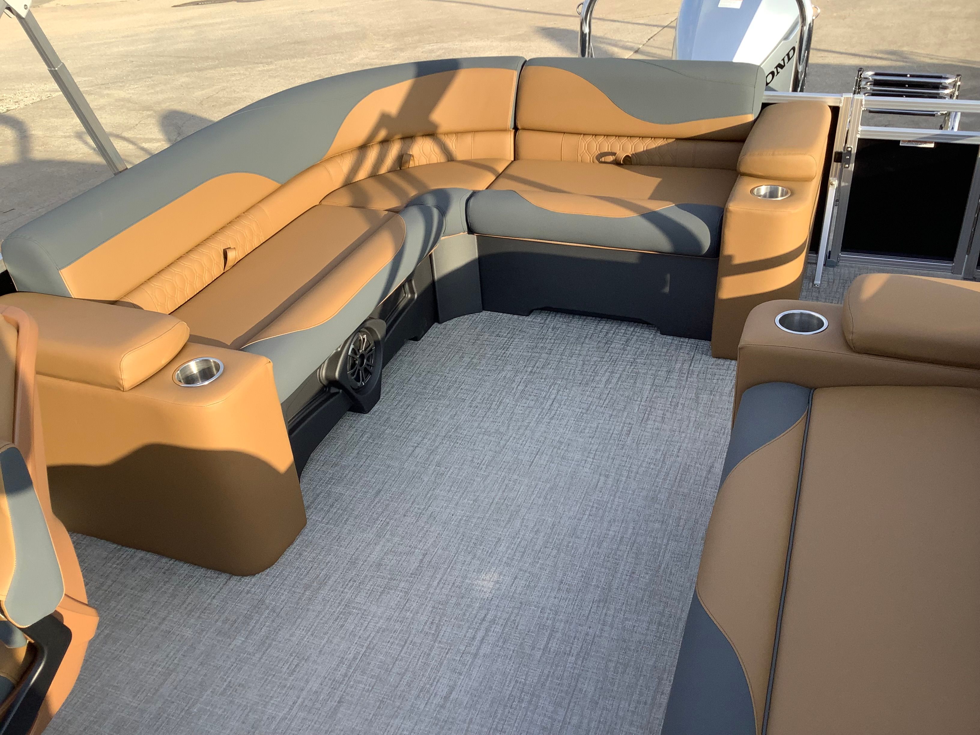 Interior of 2026 Tahoe 2385 LTZ with luxurious seating.