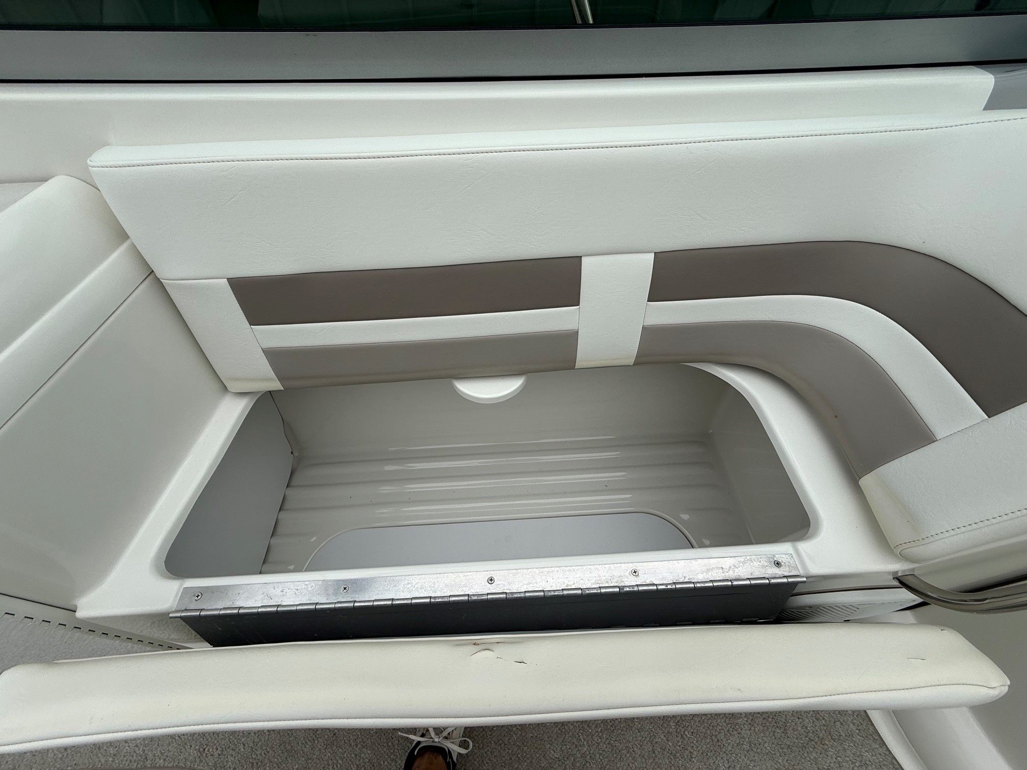 Interior of a 1998 Formula Thunderbird boat.