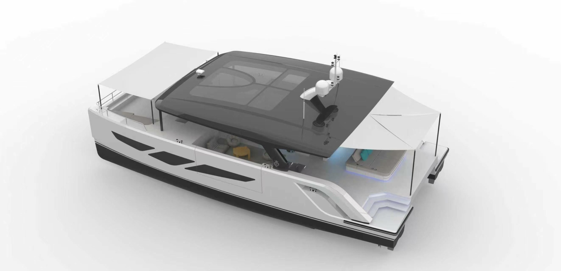 2027 Diamond Yachts P55 Power Catamaran - Image 8