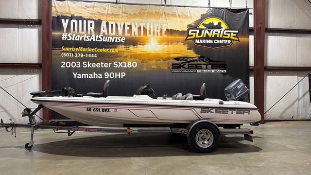 2003 Skeeter SX180 W/ Yamaha 90HP