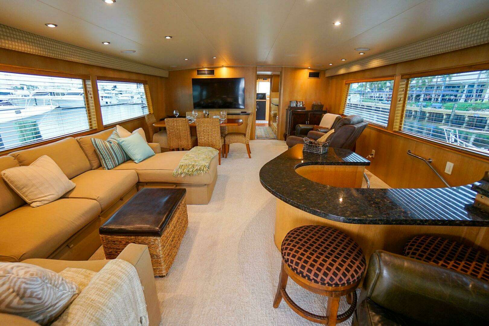 1989 Hatteras 80 Cockpit Motor Yacht - Image 53