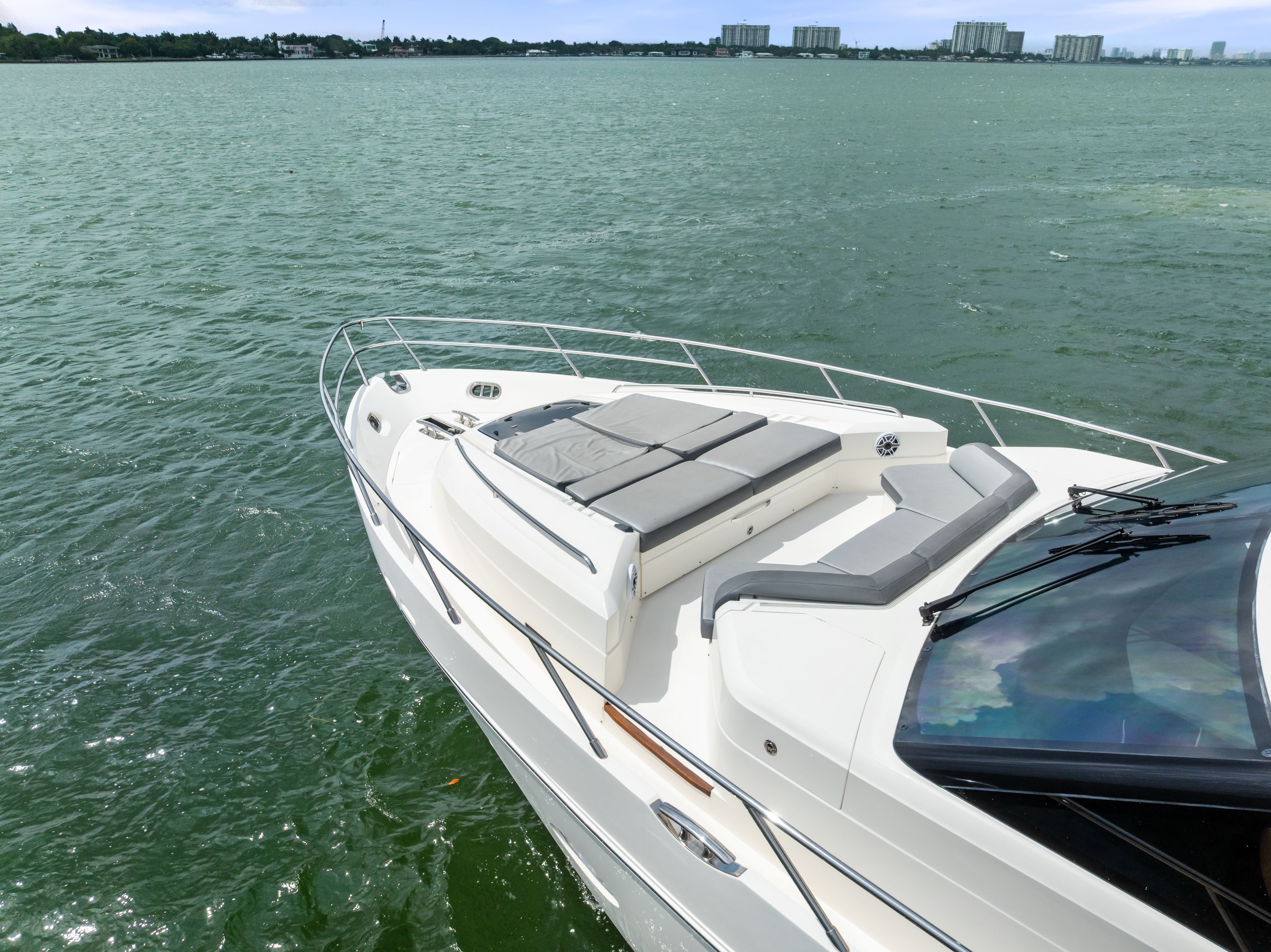 2014 Princess S72 luxury yacht on calm waters.