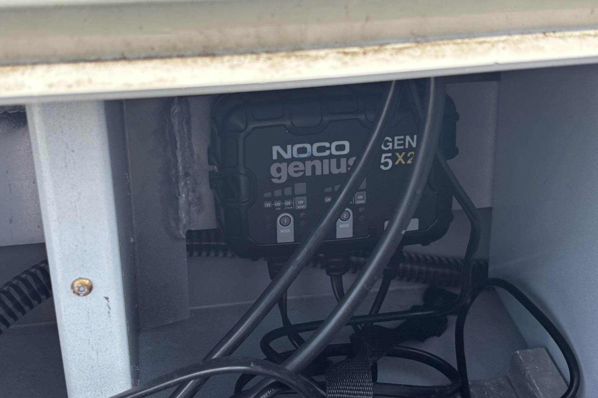 NOCO Genius GEN5X2 charger installed in 2024 Tracker Pro Team 175 TF boat.