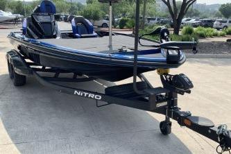 2026 Nitro Z20 XL boat on trailer in outdoor setting.