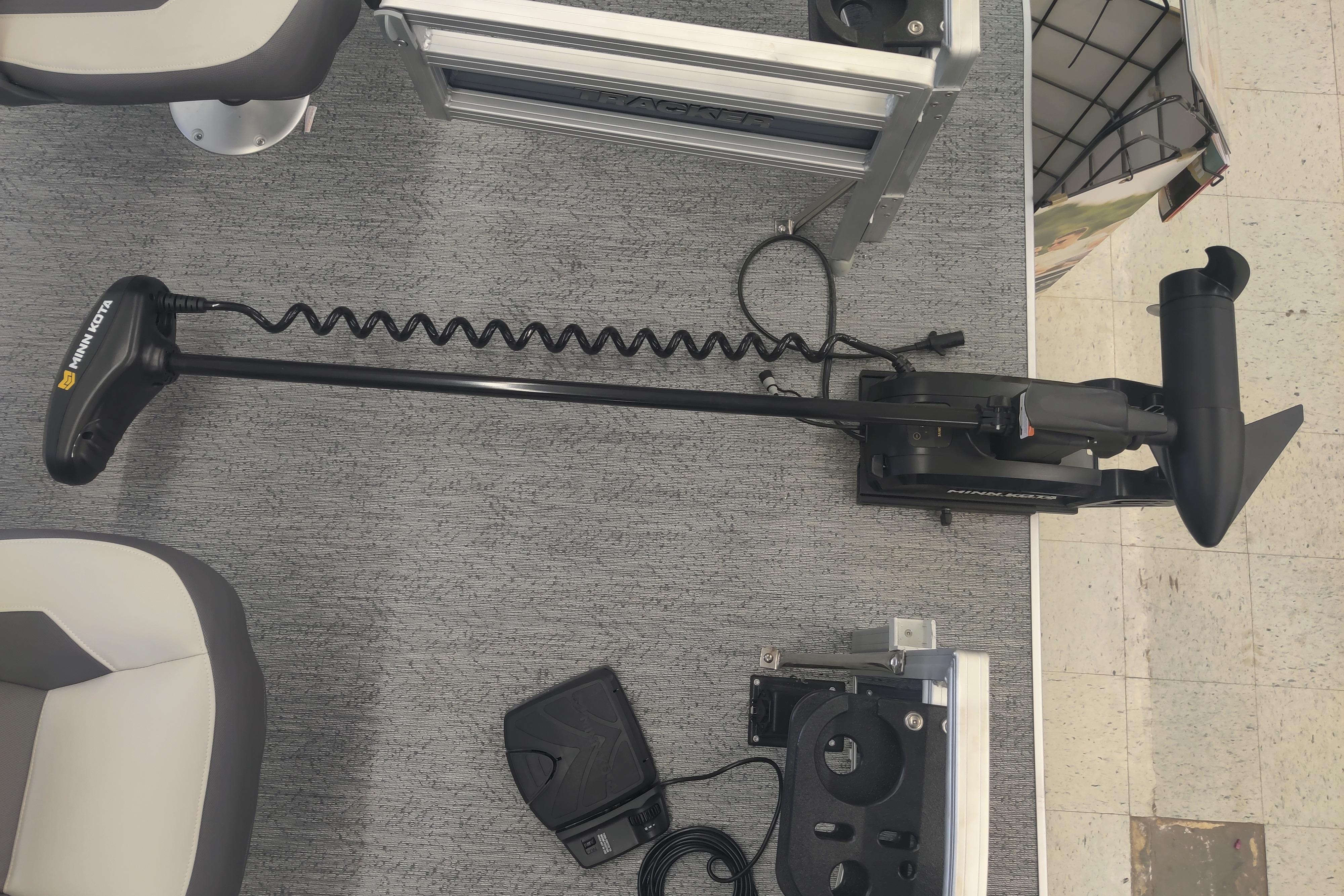 2026 Sun Tracker Bass Buggy 16 XL Select boat with trolling motor and accessories.