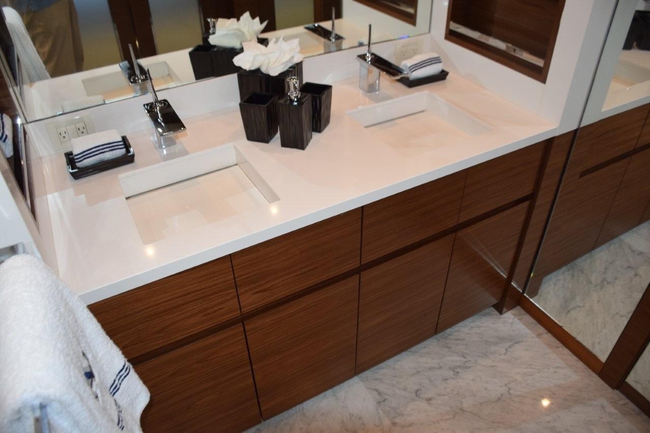 Master bath vanity