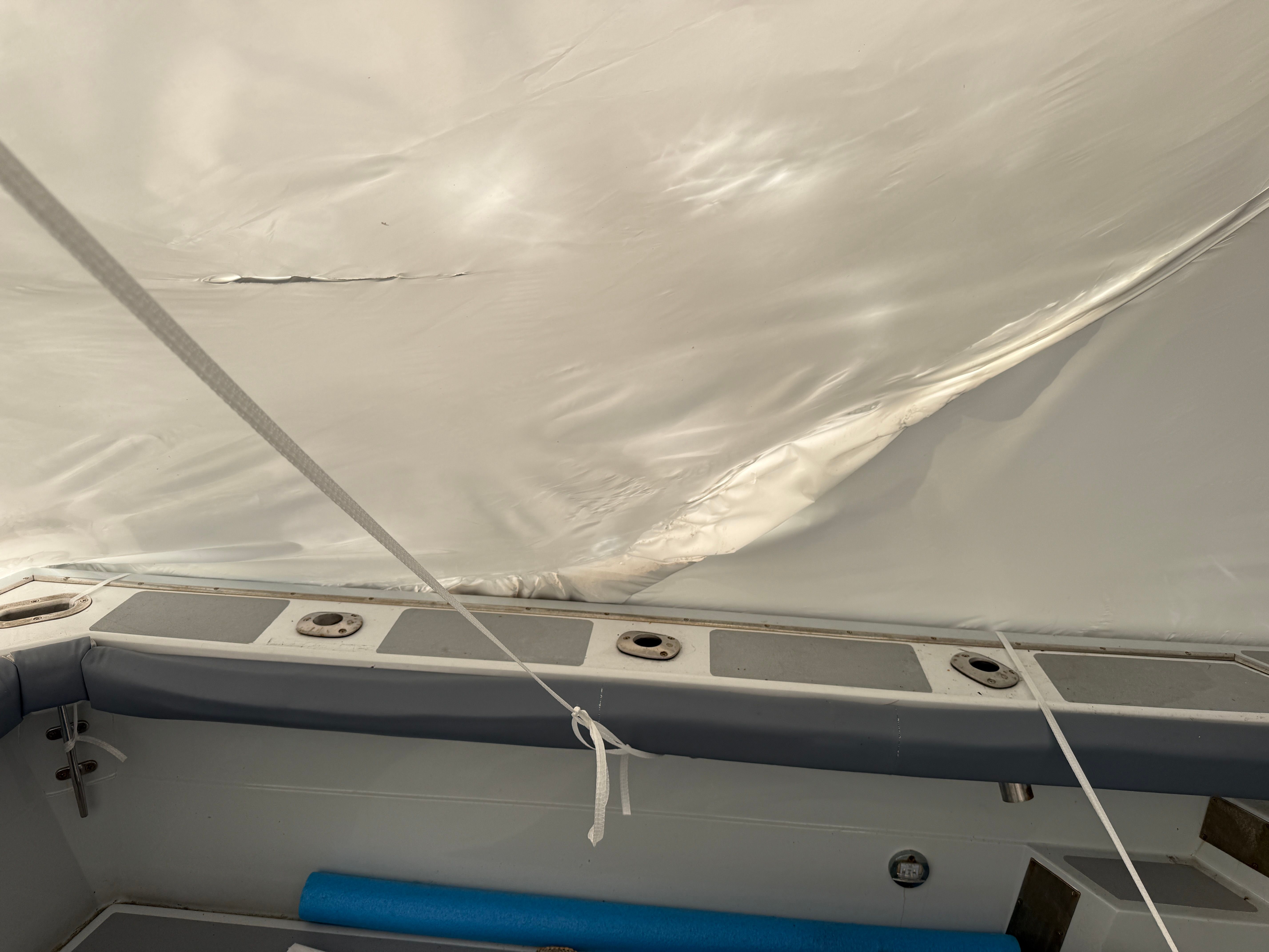 Interior view of a 1989 Black Watch Custom 35 yacht.