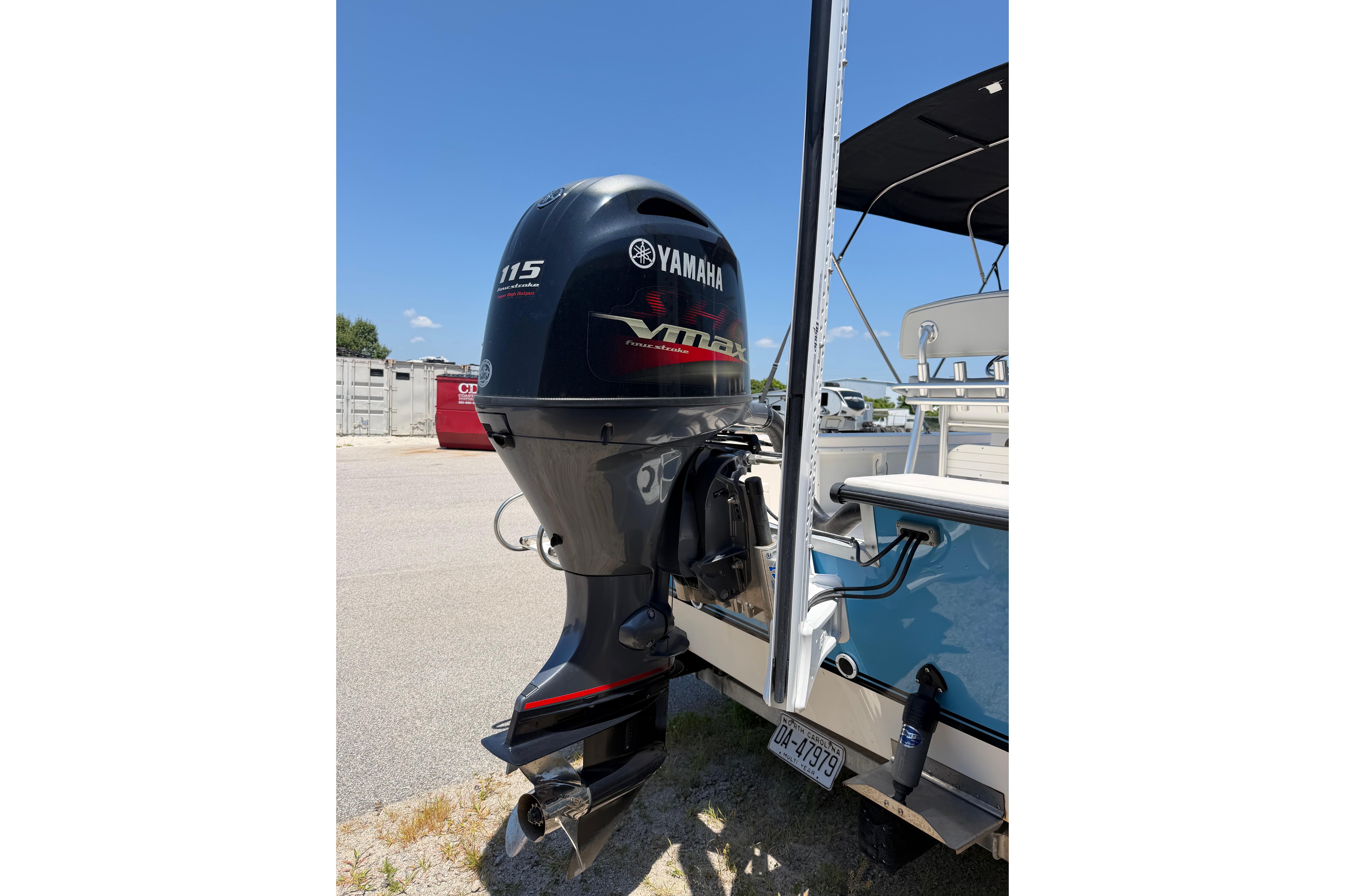 2008 KenCraft Bay Rider 2060 with Yamaha VMAX 115 outboard motor.