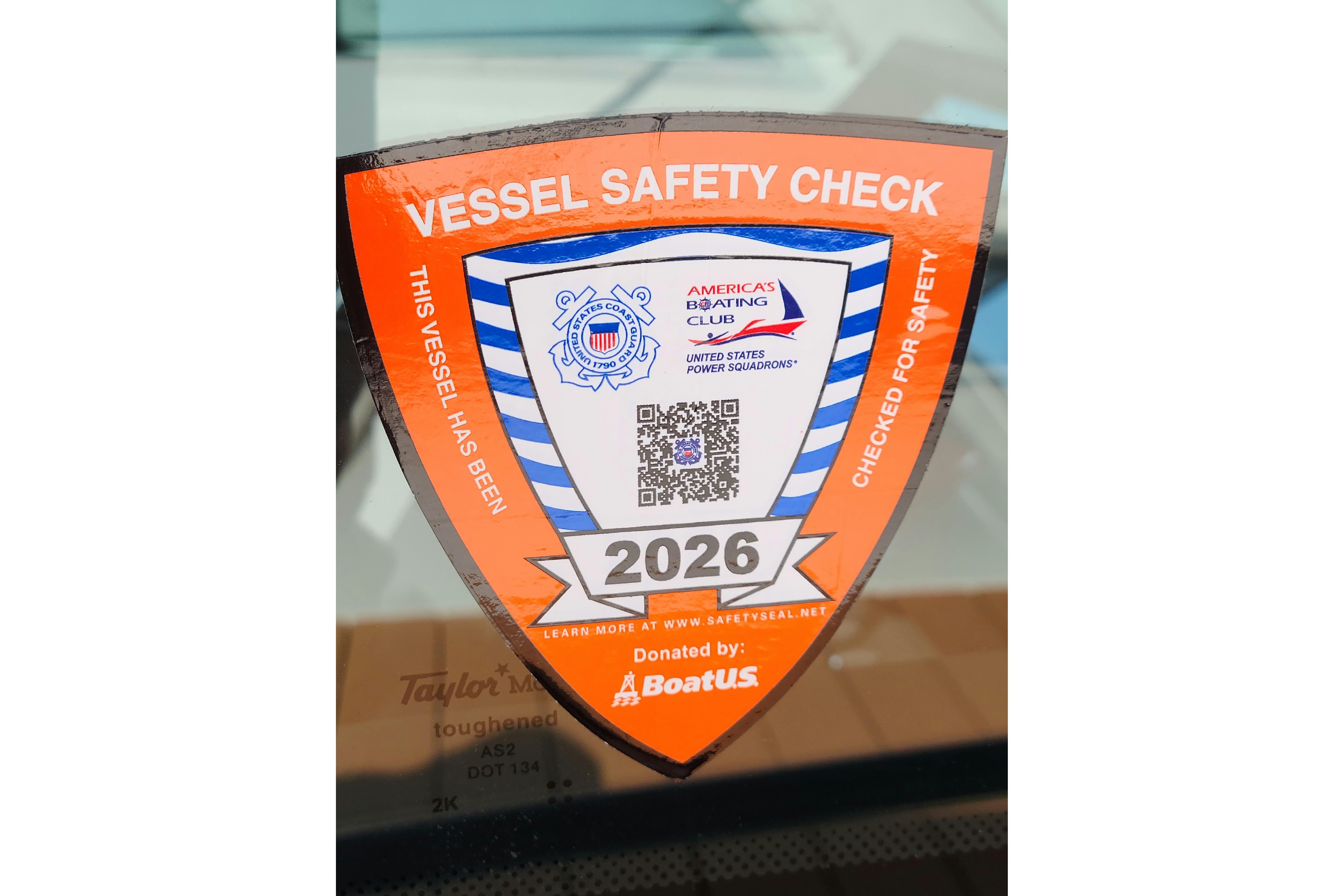 2022 Axopar 37 XC Cross Cabin with 2026 vessel safety check sticker.