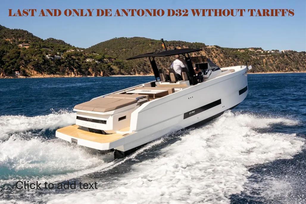 2024 De Antonio Yachts D32