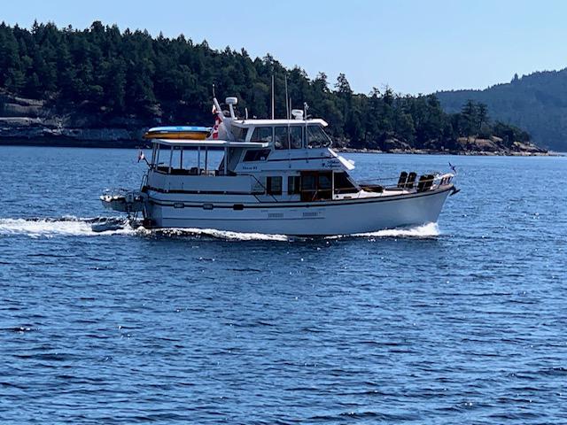 1983 Ocean Alexander 43 Flush Aft Deck