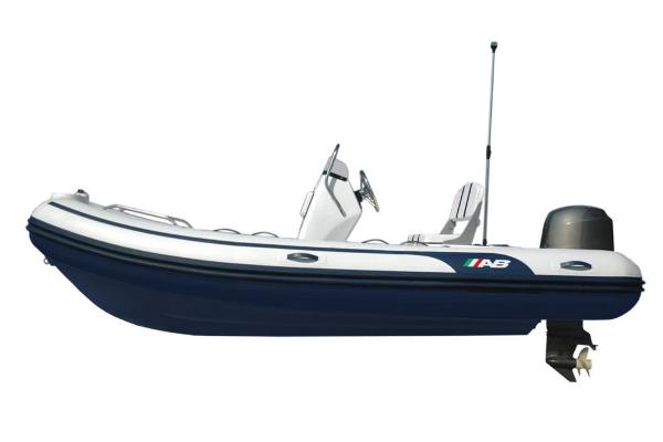 Manufacturer Provided Image: 2022 AB Inflatables Oceanus 14 VST inflatable boat with outboard motor.