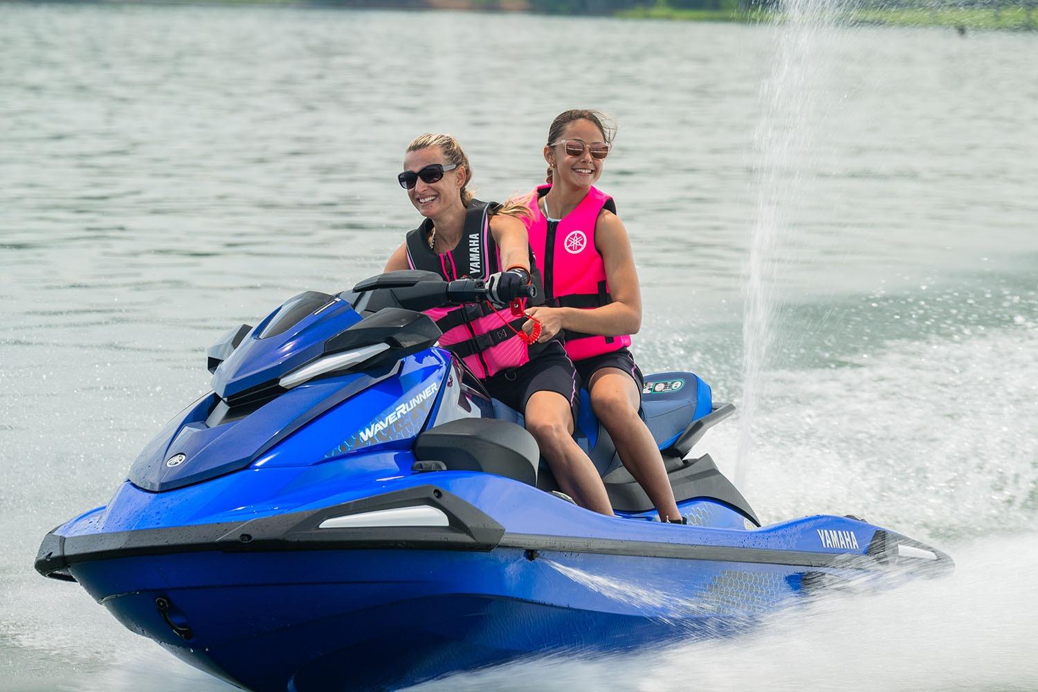 Manufacturer Provided Image: Two people enjoying a ride on a 2026 Yamaha WaveRunner VX Limited.