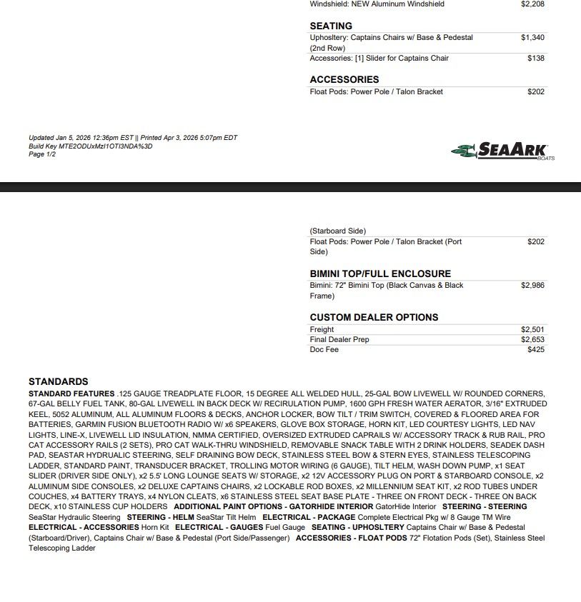 2026 SeaArk Easy Cat - 3