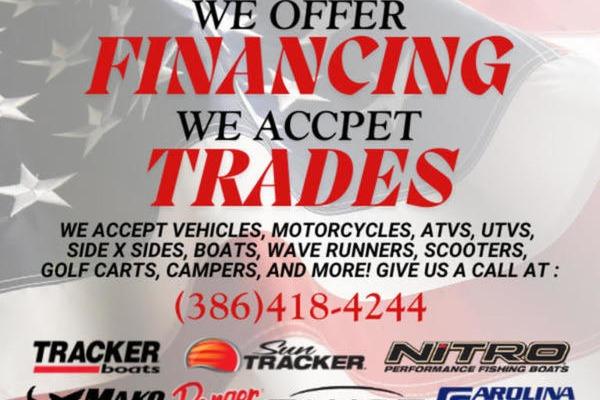 2026 Ranger Z518 Cup-Equipped financing and trade offers, contact (386) 418-4244 for details.